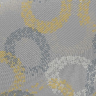 Colorful Bubble Circles Twill