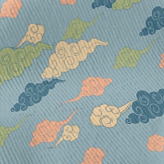 Colorful Chinese Clouds Standard Corduroy