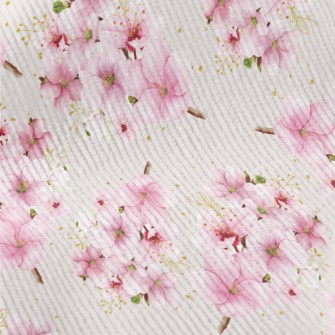 Hand Drawn Cherry Blossom Tree Standard Corduroy