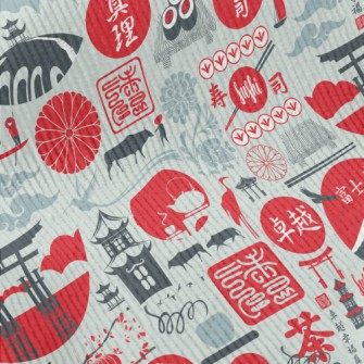 Japanese Cultural Elements Standard Corduroy