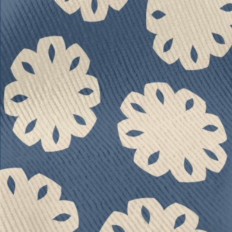 Flower Shape Paper Cutting Standard Corduroy