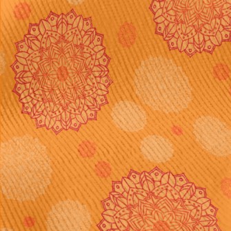 Traditional Mandala Pattern Standard Corduroy