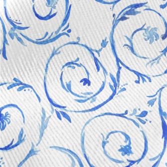 Watercolor Vines And Flowers Standard Corduroy