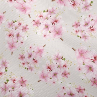 Hand Drawn Cherry Blossom Tree Dobby