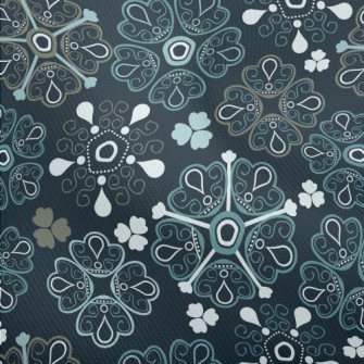 Ethnic Floral Pattern Dobby