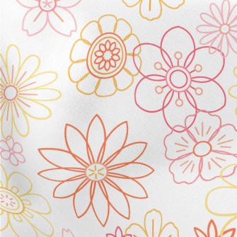 Beautiful Vector Flowers Stretch Ponte