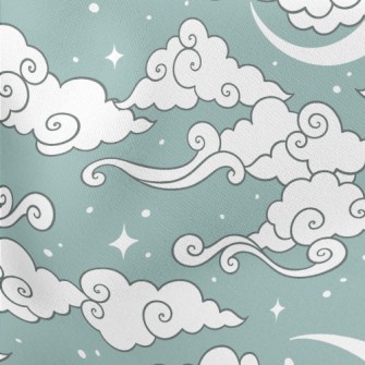 Hand Drawn Fairy Tale Starry S Stretch Ponte