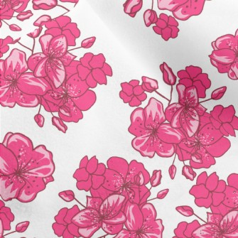 Valentine&#39;s Day Cherry Blo Micro Fleece