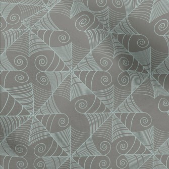 Light Blue Swirls Micro Fleece