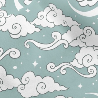 Hand Drawn Fairy Tale Starry S Micro Fleece