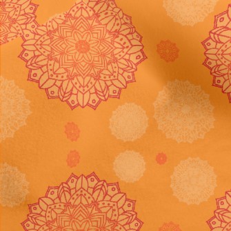 Traditional Mandala Pattern Micro Fleece