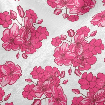 Valentine&#39;s Day Cherry Blo Minky