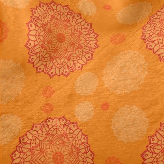 Traditional Mandala Pattern Minky