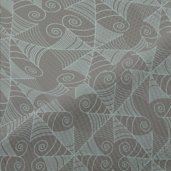 Light Blue Swirls Piqué