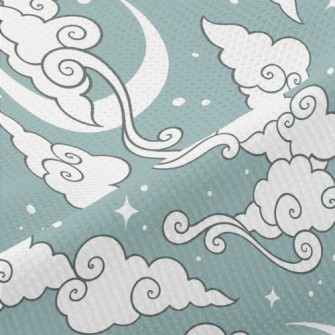 Hand Drawn Fairy Tale Starry S Piqué
