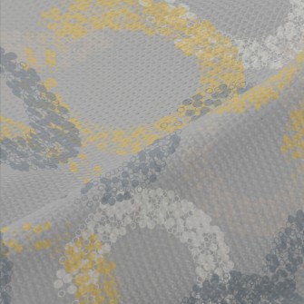 Colorful Bubble Circles Piqué