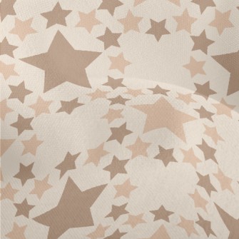 Brown Star Pattern Lightweight Performance Linen