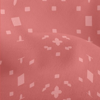 Pink Geometric Pattern Lightweight Performance Linen