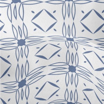 Decorative Geometric Figures Lightweight Performance Linen