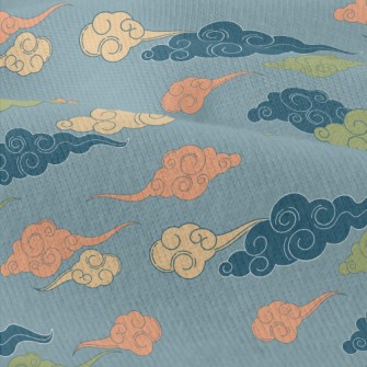 Colorful Chinese Clouds Modern Jersey