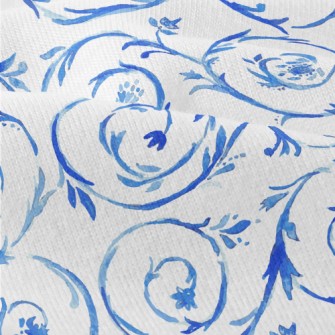 Watercolor Vines And Flowers Modern Jersey