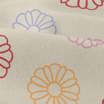 Colorful Vector Flowers Modern Jersey