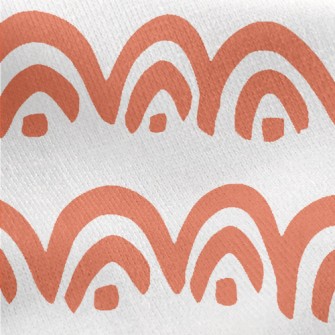 Hand Drawn Arch Doodle Jersey Backed Fleece