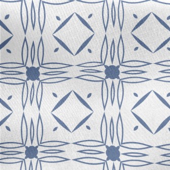Decorative Geometric Figures Jersey Backed Fleece