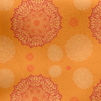 Traditional Mandala Pattern Jersey Backed Fleece