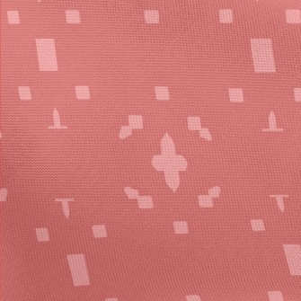 Pink Geometric Pattern Pongee