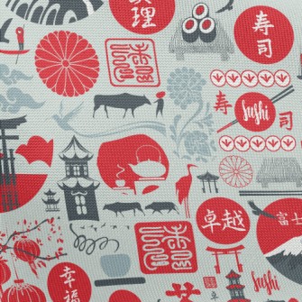 Japanese Cultural Elements Pongee