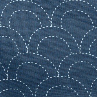 Japanese Sashiko Embroidery Pongee