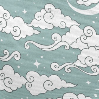 Hand Drawn Fairy Tale Starry S Pongee