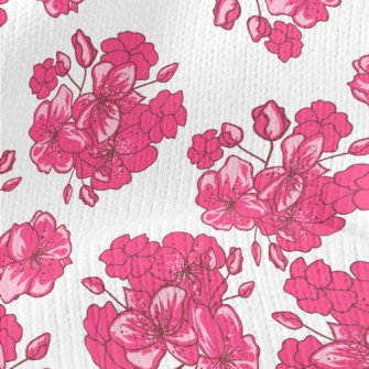 Valentine&#39;s Day Cherry Blo Stretch Jersey