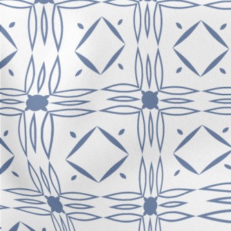 Decorative Geometric Figures Lightweight Cotton Poplin