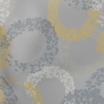 Colorful Bubble Circles Lightweight Cotton Poplin