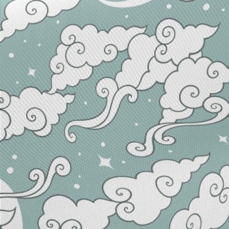 Hand Drawn Fairy Tale Starry S Midweight Cotton Poplin