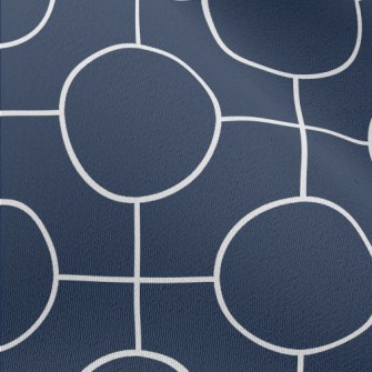 Simple Circles And Squares Chiffon