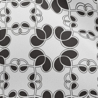 Abstract Monochrome Pattern Chiffon