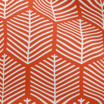 White Abstract Tree Chiffon