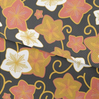 Hand Drawn Star Shaped Flowers Waterproof Oxford