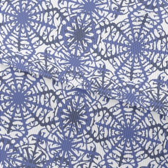 Complex Snowflake Pattern Waterproof Oxford