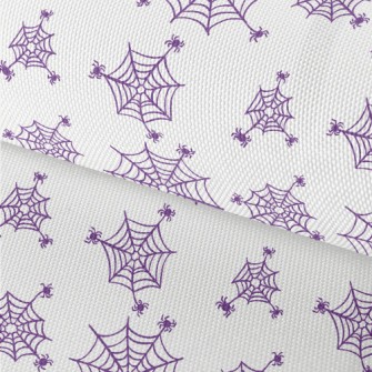 Purple Spider Web Waterproof Oxford