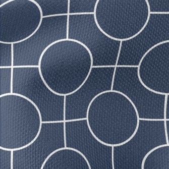 Simple Circles And Squares Waterproof Canvas