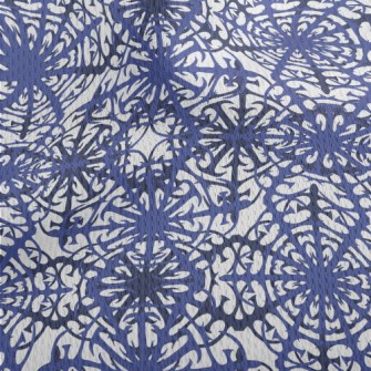 Complex Snowflake Pattern Athletic Mesh Flat Back
