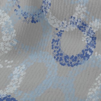 Blue Bubble Circle Terry