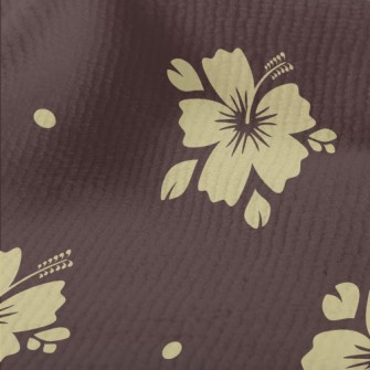 Tropical Flowers Silhouettes Terry