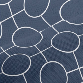 Simple Circles And Squares Performance Linen