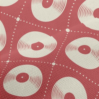 Vinyl Record Pattern Performance Linen