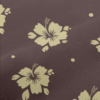 Tropical Flowers Silhouettes Performance Linen
